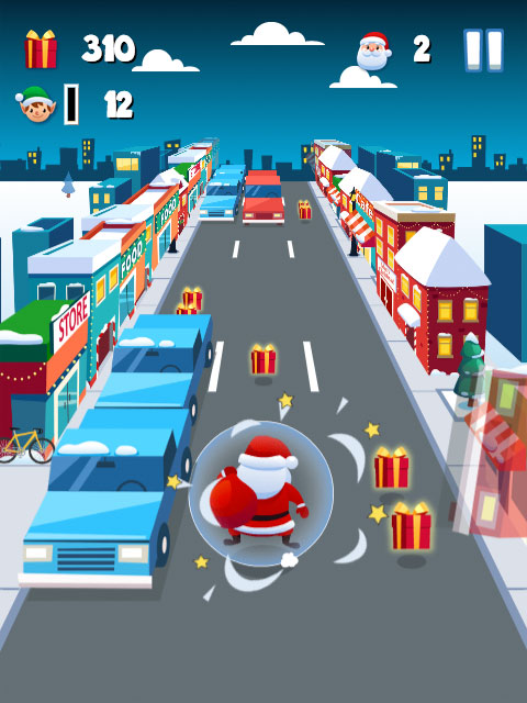 Weihnachtsmann Stadtlauf