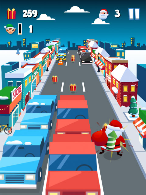 Weihnachtsmann Stadtlauf